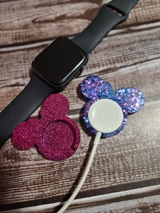 Girl mouse ears Apple watch chargng dock holder